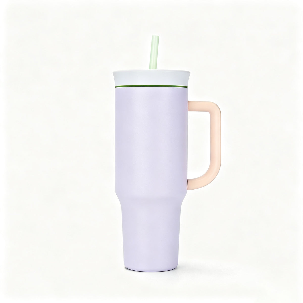 40 Oz Stainless Steel Insulated Tumbler Double Wall Straw Cup Vacuum Flask for Outdoor Travel Office
